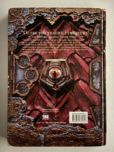 ⚔️ Manuale dei Mostri 3.5 Dungeons & Dragons D&D - condizioni vissute - Foto 2 di 3