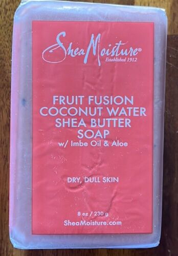 Shea Moisture Fruit Fusion Coconut Water Shea Butter Soap - Dry Skin 8oz Bar - Picture 1 of 3