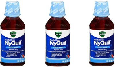 Nyquil Original Alcohol Free 12oz (3 Pack) | eBay