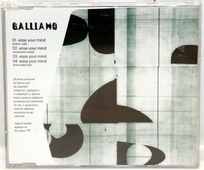 CD-Single  GALLIANO - Ease Your Mind