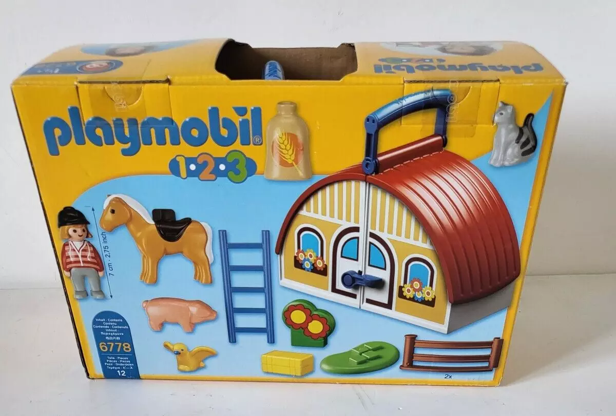 Playmobil 1.2.3 Étal de marché transportable