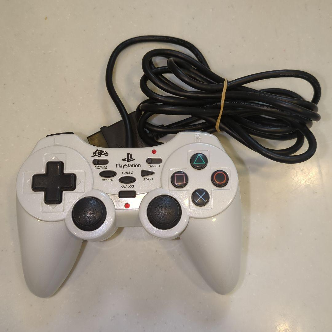 Playstation 2 Fujiwork Analog Rensya Pad Controller White Official