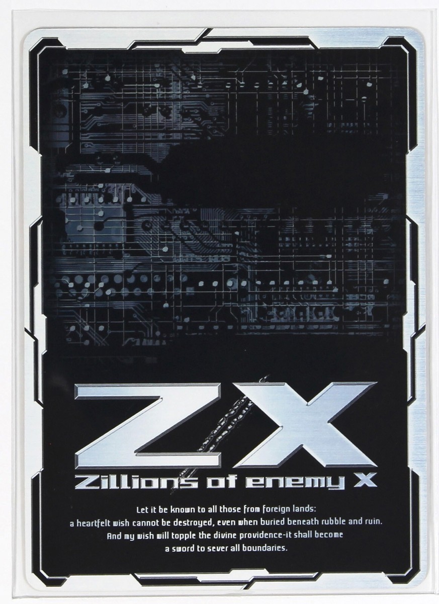 Z/X Zillions of Enemy X Holo Card TCG E02-038 R Nippon Ichi