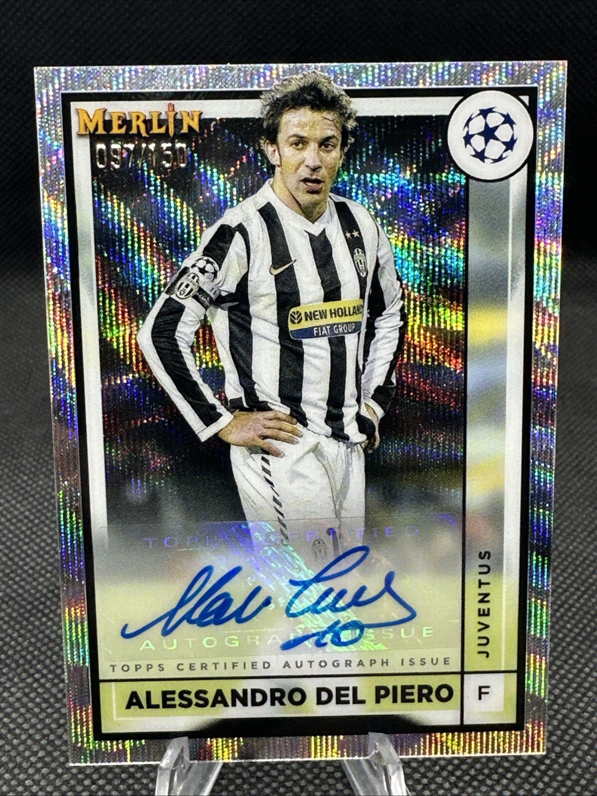 2023 Topps Merlin Del 表する piero Auto