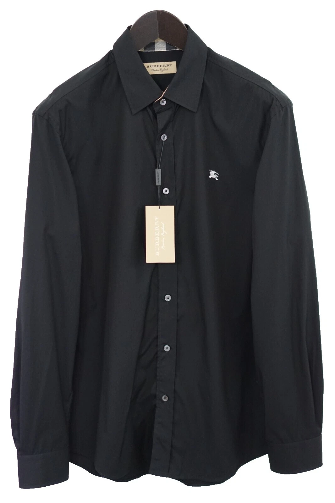 Burberry Size M Black Shirts for Men
