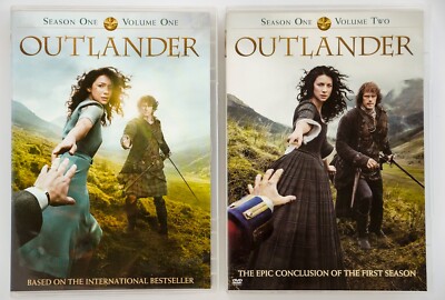 Outlander, Season One Volume One Volume Two DVD Lot, Claire Randall,  Preowned