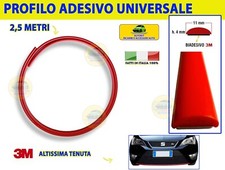 Profilo Adesivo Rosso Universale per Auto Tuning Paraurti Striscia Elaborazione