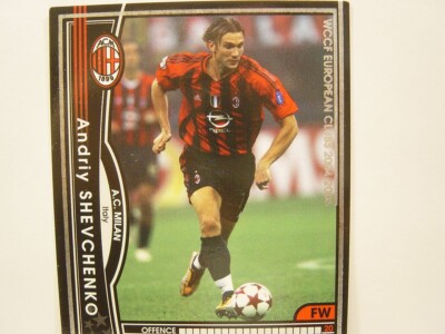 Panini WCCF 2004-05 Andriy Shevchenko 1976 Ukraine No.7 AC Milan