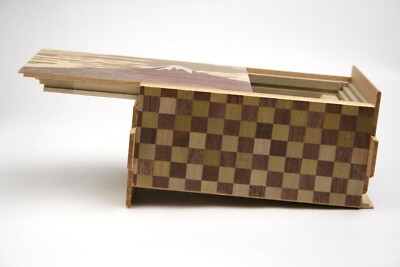 【超激レア】ZONe × yama 抽選限定アーティストコラボBOX（非売品） Japanese Traditional Craft Puzzle Box 5sun 21steps Fuji and