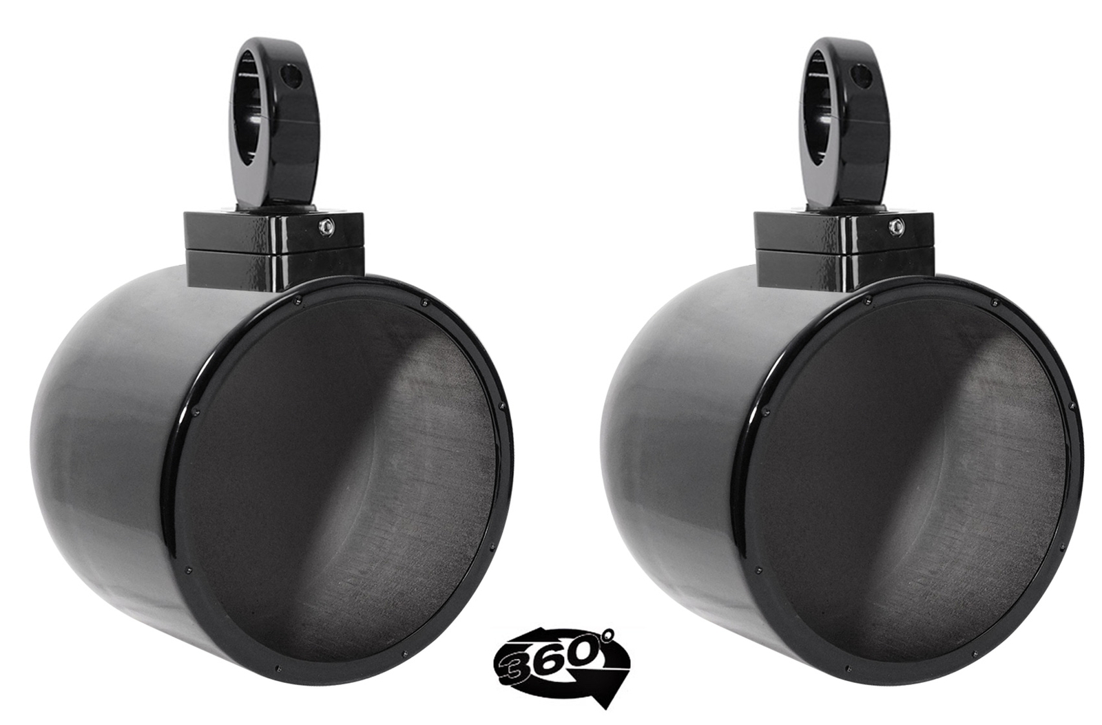 2 Роквилл MAC80B 77 360 поворотный черный алюминиевый вейкборд башня динамик стручки