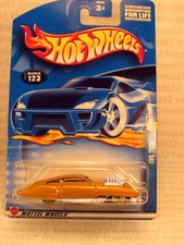 Evil Twin Gold LW Gold in stile dopo gli anni '40 Cadillac Hot Wheels 2002 Mainline #123