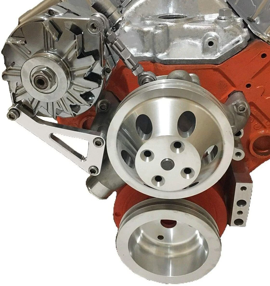 Small block chevy clearance bracket kit