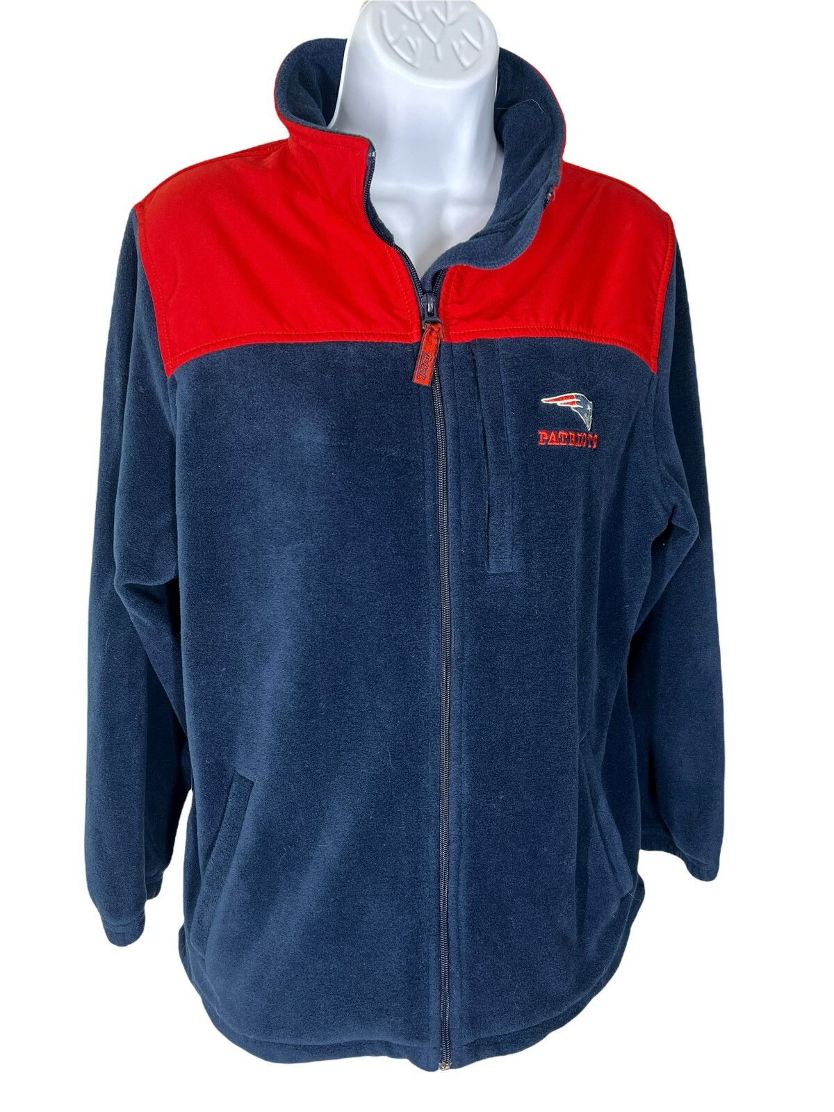 New England Patriots NFL Fleece Jacket for Women Size Large