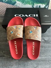 BN COACH Udele Sport Slides Women kittens print