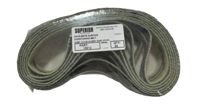 Superior Abrasives 1/2'' x 24'' Shur-Brite Surface Conditioning Belts A-VERY 24pk