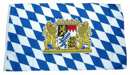 Flagge / Fahne Freistaat Bayern Löwen Hissflagge 90 x 150 cm - Bild 1 von 1
