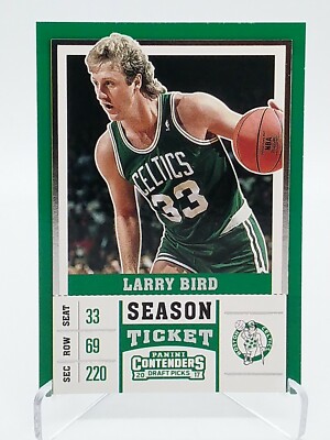 2017-18 Panini Contenders Draft Picks Season Ticket Variation #35 Larry Bird NM-MT Celtics 2017-18 Panini Contenders Draft Picks Season Ticket Variation #35 Larry Bird NM-MT Celtics