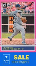 2019 Donruss Holo Pink #245 Caleb Ferguson