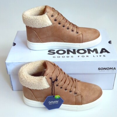 Sonoma Kinsleyy Women's Faux-Fur High Top Sneakers