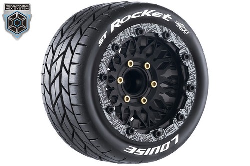 Team Louise LOUT3311SX ST-ROCKET 1/10 SOFT (2) Uni-Sechskant tauschbar Felge sch - Bild 1 von 3