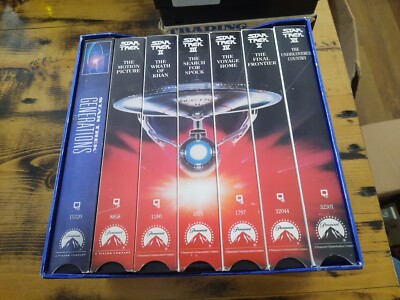 Star Trek - The Seven Screen Voyages (VHS, 1996, 7-Tape Set)