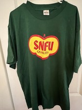 SNFU Vtg Shirt, Original 91 Reunion Show At Liberty Lunch, Mint, 23x32