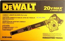 Boxed Dewalt DCE100B 20V Cordless Blower 20 Volt MAX Compact Jobsite 100CFM