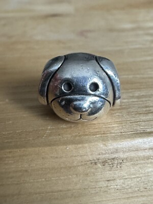 Geniune Pandora Happy Devoted Dog Face Charm 