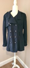 Womens Dark Gray Peacoat Size L From Cato Wool Blend
