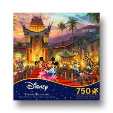 NEW Ceaco Thomas Kinkade Disney Mickey & Minnie Hollywood Puzzle FAST FREE SHIP