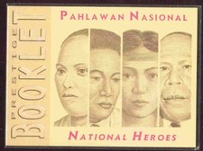 INDONESIEN Prestige-MH Markenheftchen stamp booklet "NATIONALHELDEN 1999" **/MNH