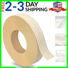 White Oak Edge Banding, 3/4 inch x 50ft roll of Veneer White Edge Banding Pre...