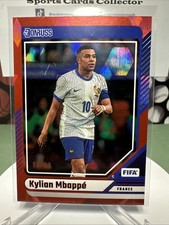🔥2024-25 DONRUSS SOCCER FIFA RED CUBIC /99 KYLIAN MBAPPE #100 FRANCE🔥