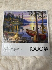 Buffalo Games Canoe Lake 1000-Piece Jigsaw Puzzle