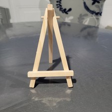 20 pièces chevalet en bois artware mini cadre AF présentoir en bois naturel trépied support