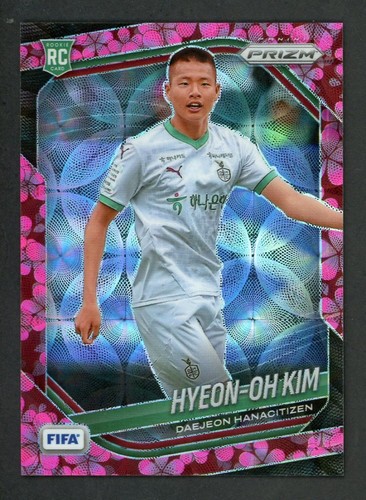 2025-26 Panini Prizm FIFA Hyeon-Oh Kim RC Choice Plum Blossom Prizm Rookie #/8