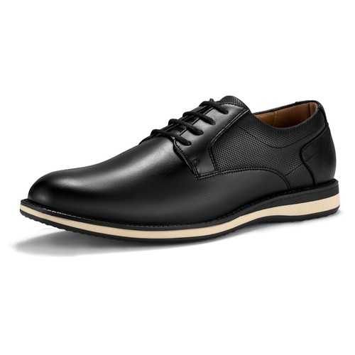 HEEZ Men's Oxford Shoes Modern Lace Up Dress Shoes Formal Derby Dress Shoes C...