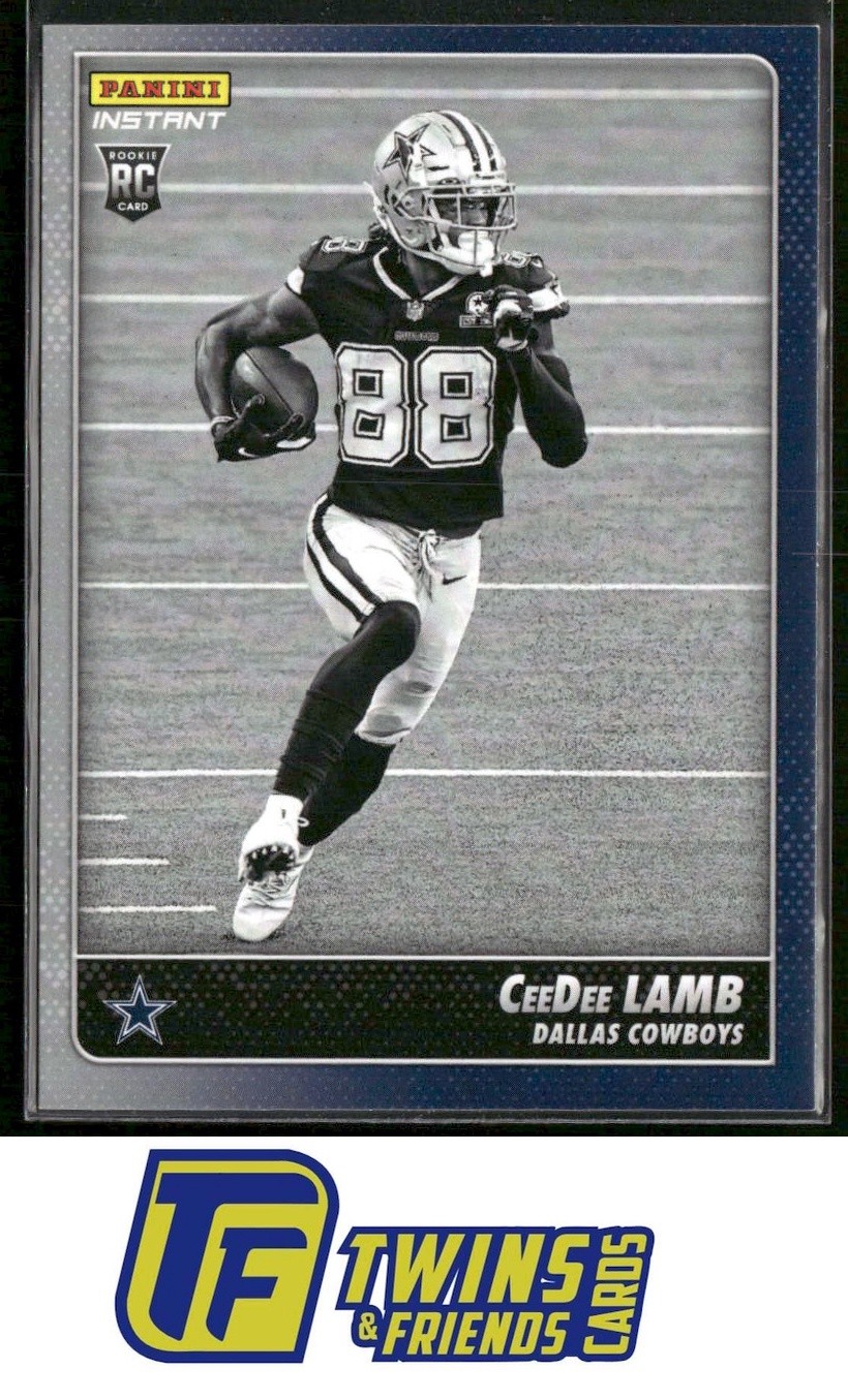 2020 Panini Instant Black & White Rookies #BW20 CeeDee Lamb /518