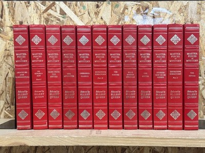 Lot of 12 Masterpieces of Mystery Selected by Ellery Queen 1977-1979 - Good