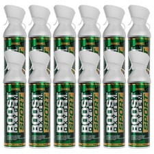 Boost Oxygen Large SPORT Orange Aroma 10 Liter Canister for Support, 12 Pack 