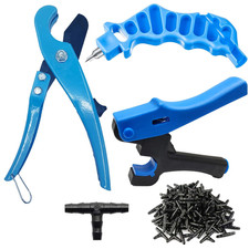Drip Irrigation Hole Punch Tool, 2In1 Precision Sprinkler Hose Cutter, 3Pieces, 