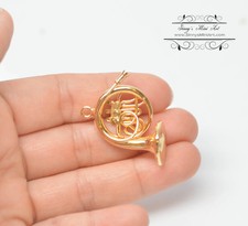 1:12 Dollhouse Miniature French Horn/Miniature Instrument E13