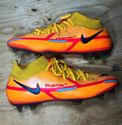 Nike Phantom GT2 Elite DF FG CZ9889-808 Laser Orange Soccer Cleats Mens 7.5