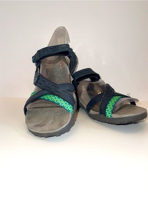 Merrell Terran Lattice II Women's Size 7 Navy Blue Strappy Sandals Adjustable