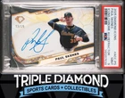 2025 Topps Diamond Icons Paul Skenes Chrome Auto Refractor #13/25 PSA 9 BNB195