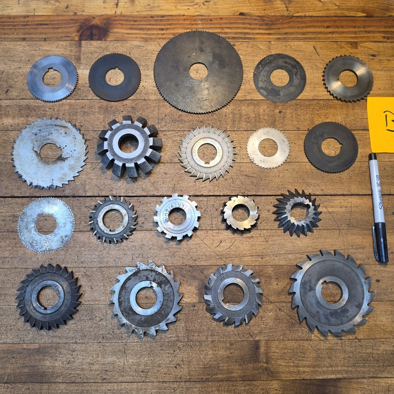 Machinist Cutters Milling LOT Face Slit Involute Gear Slab Mills LOT☆ALL USA