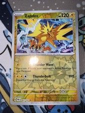Zapdos 065/167 Reverse Holo Scarlet & Violet Twilight Masquerade Pokemon