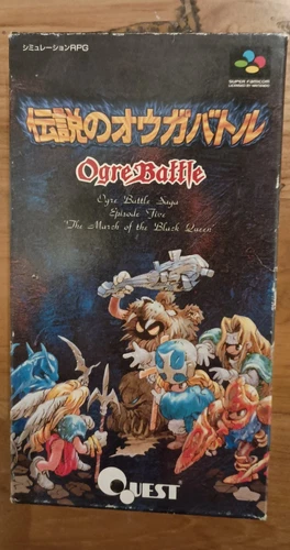 OGRE BATTLE Legend of Super Famicom Nintendo CIB
