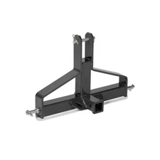 Titan Attachments 3 Point 2" Trailer Receiver, Tractor Hitch Fits Category 1 ...