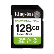 Kingston 128GB Canvas Select Plus UHS-I SDXC Memory Card